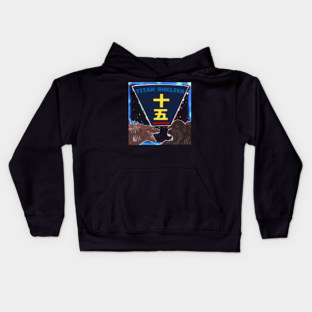 Titan Shelter! Kids Hoodie by MoonClone